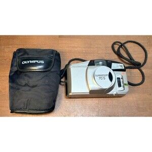 Vintage Olympus Superzoom 70 S 35mm film Camera **tested
